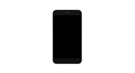 Sleek smartphone mockup black background