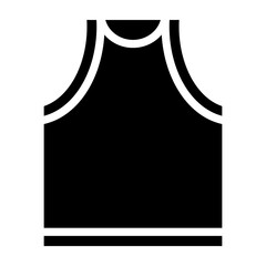 Vest Vector Glyph Icon Design