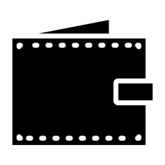 Card Holder Vector Glyph Icon Design