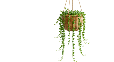 String of pearls succulent hanging plant