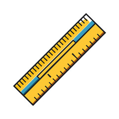 ruler icon, ruler vector illustration-simple illustration of ruler, perfect for ruler logos and icons