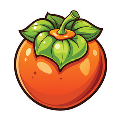 Cartoon Persimmon