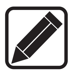 Edit icon vector isolated on white background. Pencil icon. sign up Icon vector. edit text