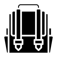  Backpack Vector Glyph Icon Design