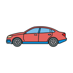 sedan icon, sedan vector illustration-simple illustration of sedan, perfect for sedan logos and icons