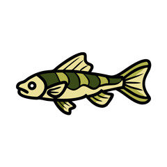 siamese algae eater fish icon, siamese algae eater fish vector illustration-simple illustration of siamese algae eater fish, perfect for siamese algae eater fish logos and icons