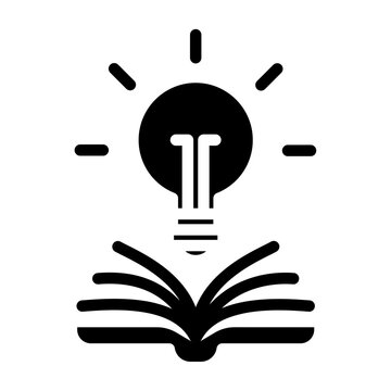 Knowledge Vector Glyph Icon Design