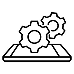 mobile configuration icon
