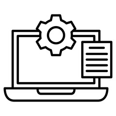 Obraz premium Content Management icon 