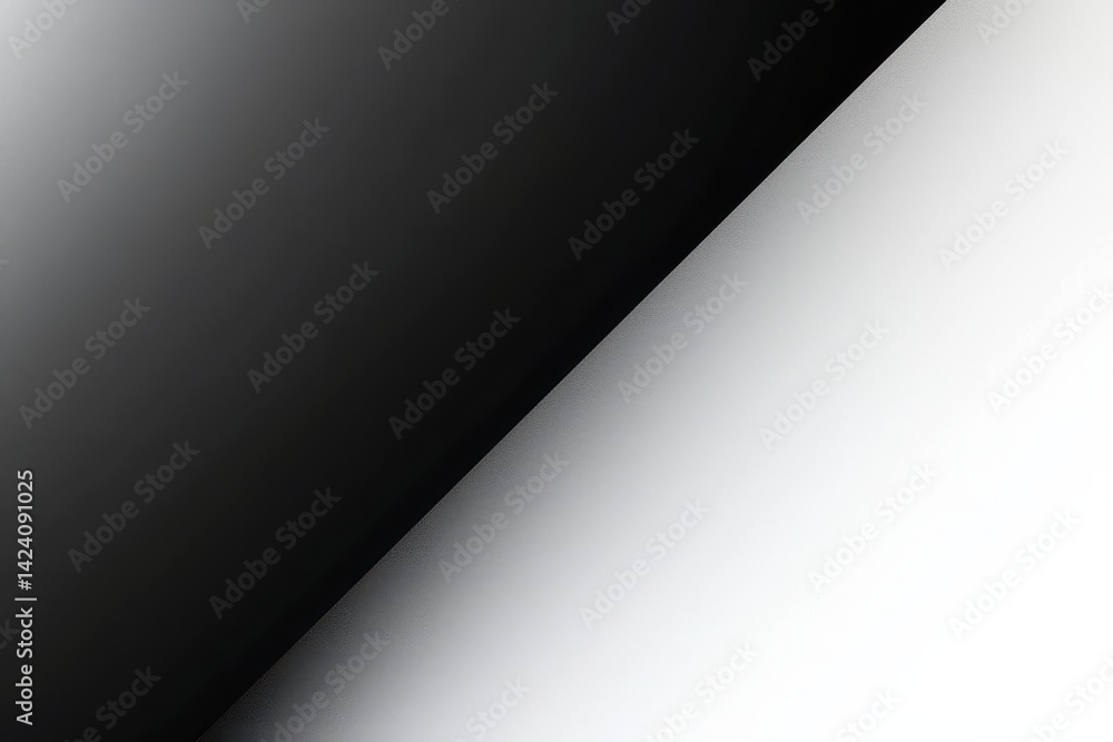 Wall mural abstract background in black and white with diagonal contrast line
