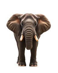 African elephant transparent PNG image for zoo, safari, and educational use
