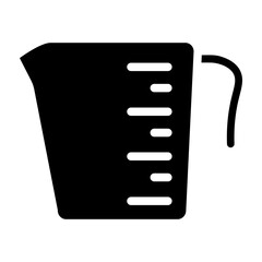 Measuring Cups Vector Glyph Icon Design