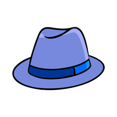 trilby icon, trilby vector illustration-simple illustration of trilby, perfect for trilby logos and icons