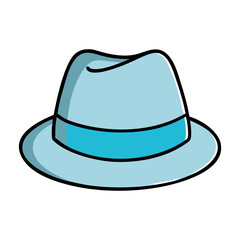 trilby icon, trilby vector illustration-simple illustration of trilby, perfect for trilby logos and icons