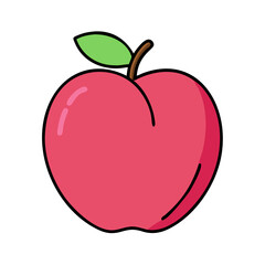 velvet apple icon, velvet apple vector illustration-simple illustration of velvet apple, perfect for velvet apple logos and icons