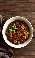 Stewed cabbage (polish bigos)