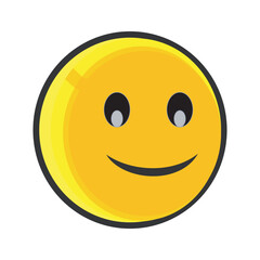 Fototapeta premium Big Cheerful Grinning Face