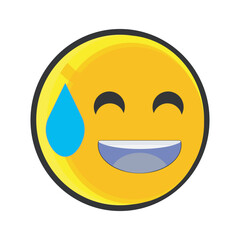 Fototapeta premium Funny Small Open Mouth Laugh