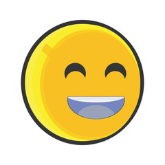 Joyful Upbeat Smiling Face