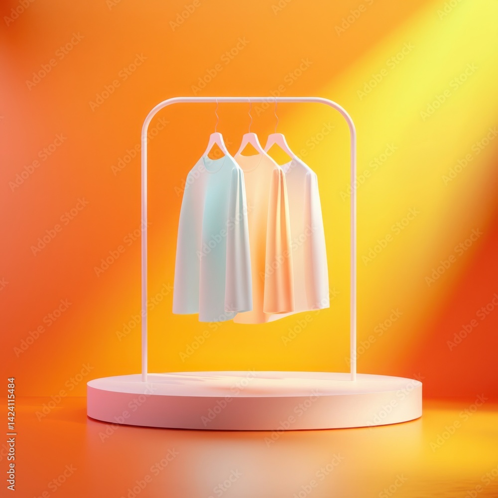 Poster augmented reality experience online fitting room for fashion virtual space interactive display engag