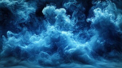 Obraz premium Blue Smoke Clouds