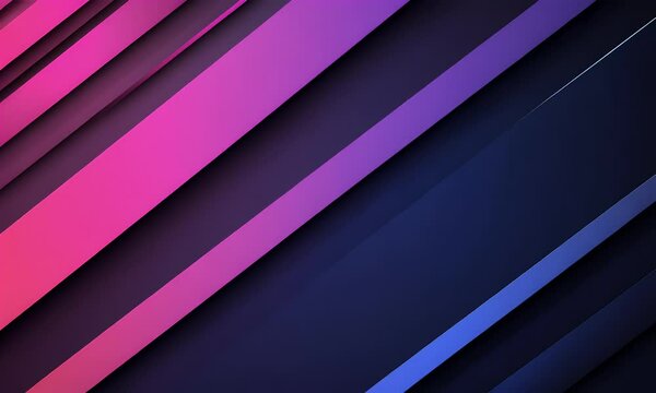 Blue and pink background with diagonal lines, vector illustration, simple shapes, gradient effect, metallic texture, high resolution, professional quality, 