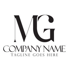Initial MG or GM creative, modern, and elegant vector logo design templates for a luxury business