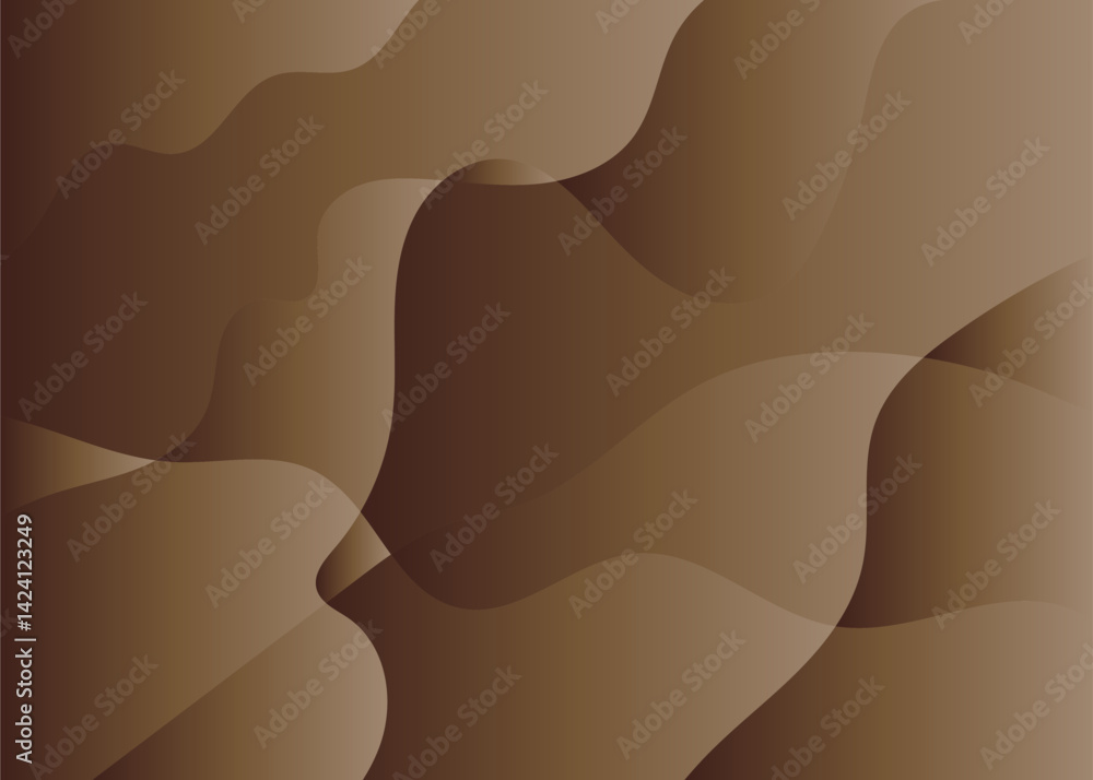 Poster a solid wave background softly lit to create a natural, smooth texture. vector illustration for desi