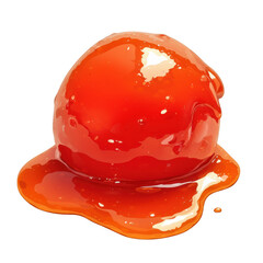 Ketchup blob food photography close-up studio environment creative concept