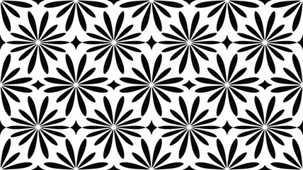 Seamless pattern with ink doodle abstract leaves| Creative minimalist Abstract art background| Vector Illustration