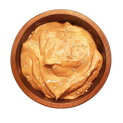 Miso paste preparation kitchen food photography creative concept for culinary arts