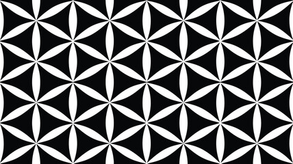 Seamless pattern with ink doodle abstract leaves| Creative minimalist Abstract art background| Vector Illustration