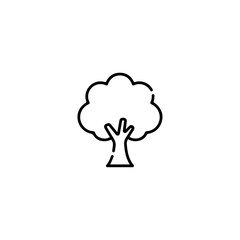 Tree icon flat vector design