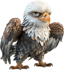 eagle isolated on white