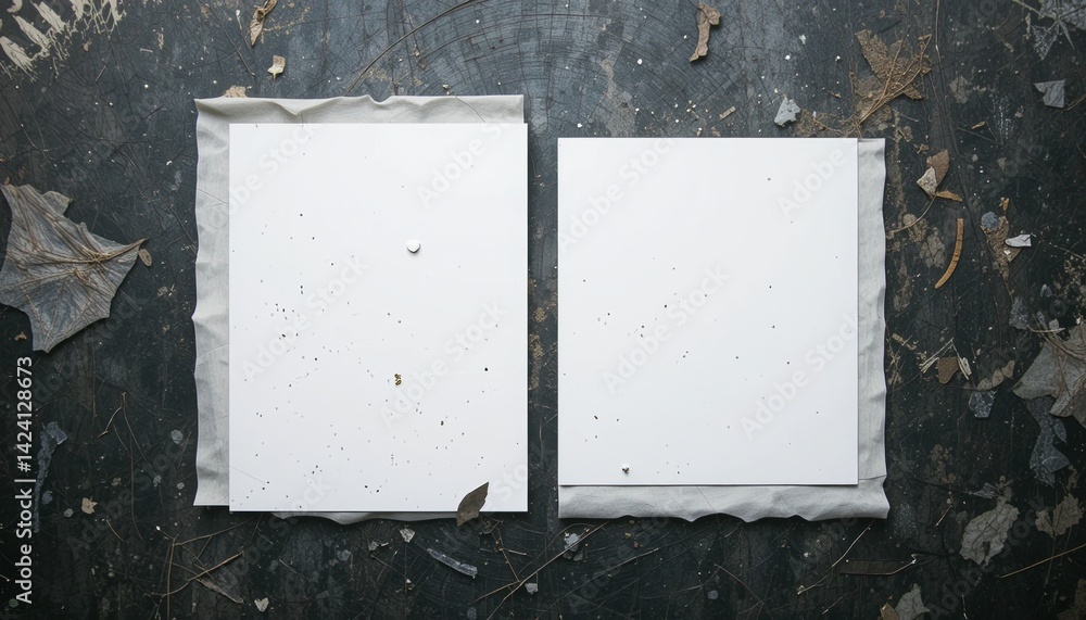 Poster creating unique art pieces on blank canvas studio creative process indoor artistic perspective