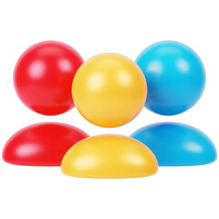 Business People 3D Icon Illustration