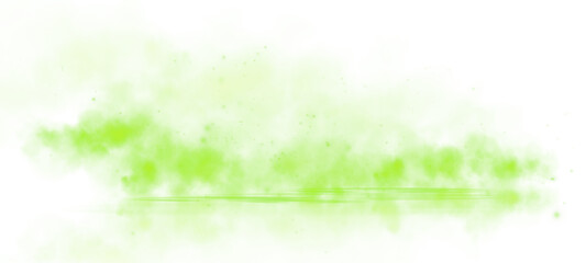 Incredible and Beautiful Green Smoke Background. A Stunning Magical Vapor and Fog Effect That Captivates You