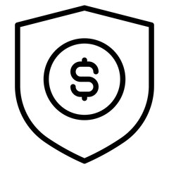 Protection icon in vector illustration