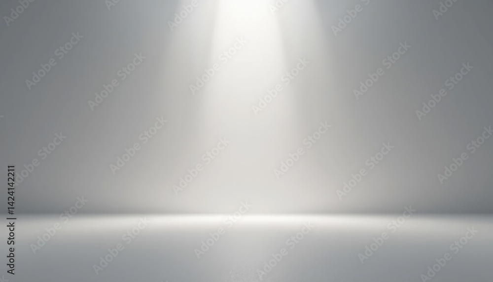 Aufkleber illuminated stage performance studio setting digital media minimalist environment wide-angle view co