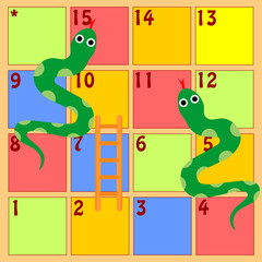snake and ladder board game