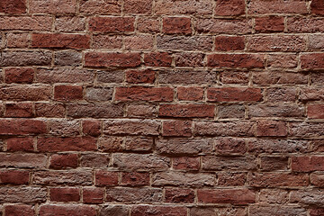 Red brick wall texture