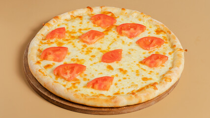 Delicious pizza isolated
