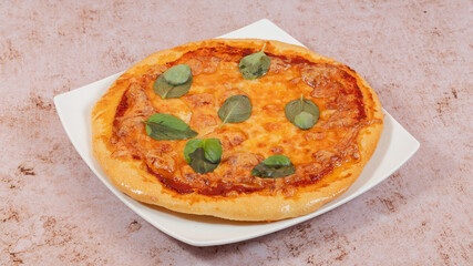 Delicious pizza isolated