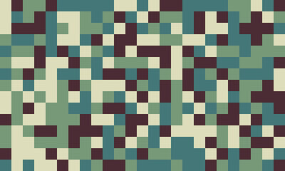 Abstract pixel art background.  Earthy tones create a modern, textured design perfect for website banners, presentations, or textile prints.