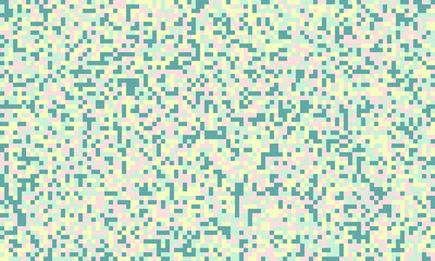 Abstract pixel art background. Pastel color palette creates a calming, dreamy aesthetic. Ideal for website banners, social media, or textile designs.
