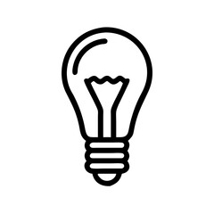 Obraz premium Icon of a Light Bulb