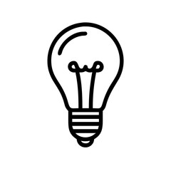 Icon of a Light Bulb