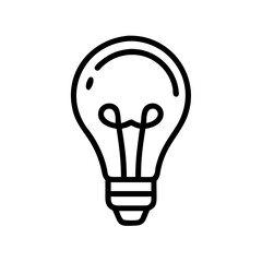 Icon of a Light Bulb