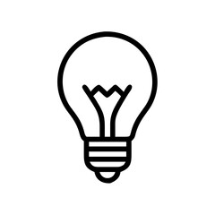Icon of a Light Bulb