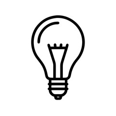 Icon of a Light Bulb